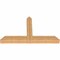 Ekena Millwork Portland Timber Gable Bracket, Western Red Cedar, 60"W x 35"H x 5 1/2"D x 5 1/2"F, 14/12 Pitch GBW060X35X0606POR00SWR - alternate 5